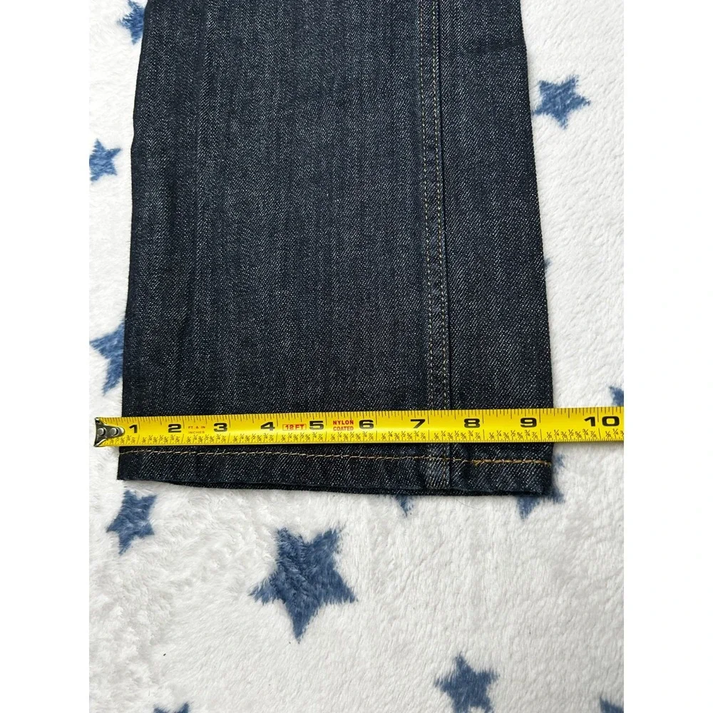 Levi's 514 Jeans Mens 35x34 Dark Wash Straight Fit Denim Pants Blue Classic